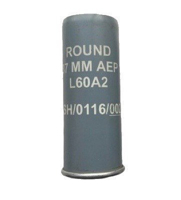 British 37mm AEP L60A2 Baton Round Case