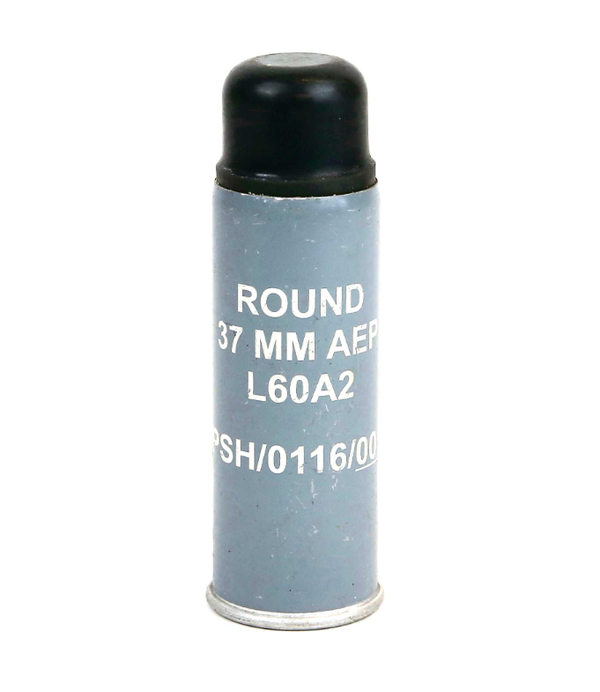 British 37mm AEP L60A2 Baton Inert Round